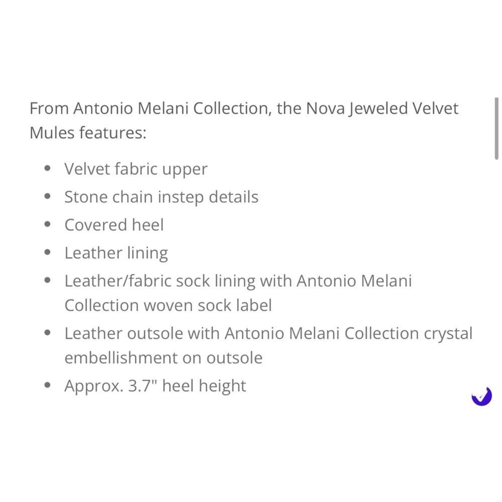 ANTONIO MELANI Tan Velvet Crystal Embellished Heels - Picture 4 of 11